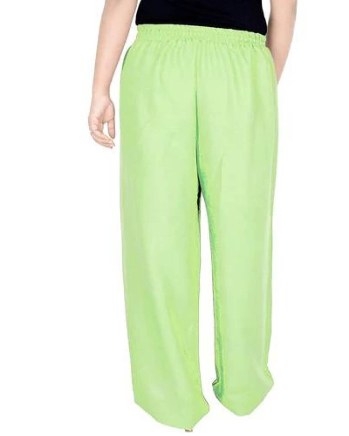 Pista Rayon Cotton Regular Fit Palazzo Pants for Women 