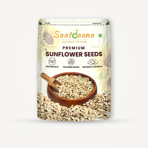 Saatdaana Premium Sunflower Seeds pouch front side