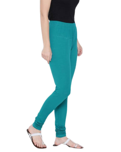 Womens Cotton Churidar Leggings elastic