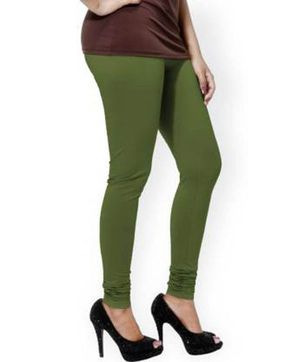 Womens Cotton Churidar Leggings elastic