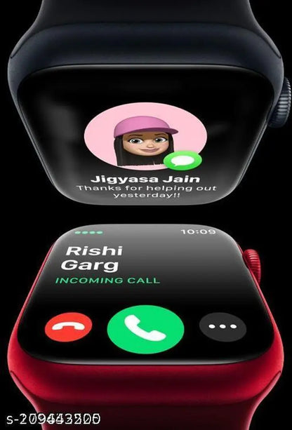 i8 Pro Max Touch Screen Bluetooth Calling Smartwatch with Activity Tracker Compatible with All 3G/4G/5G Android  iOS Smartphones - Pink