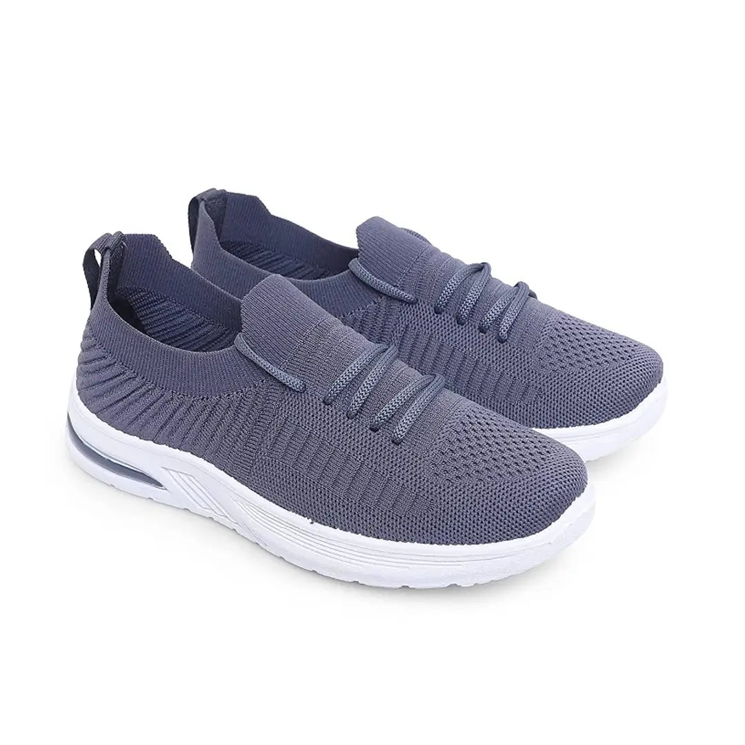 Womens Mesh Sports Shoes Walking Running Shoes For Women (Grey)