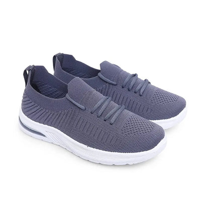 Womens Mesh Sports Shoes Walking Running Shoes For Women (Grey)