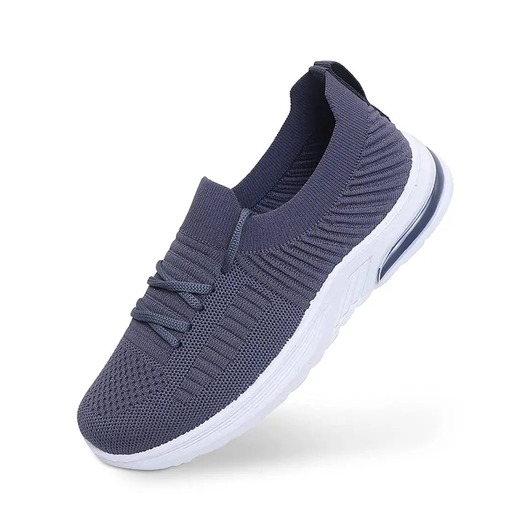 Womens Mesh Sports Shoes Walking Running Shoes For Women (Grey)
