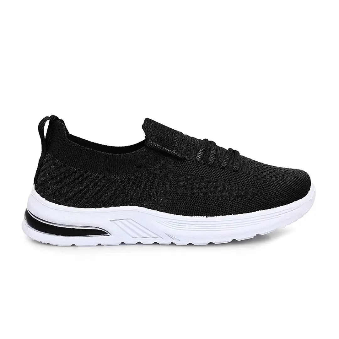 Women Mesh Sports Shoes Walking Running Shoes For Women (Black)