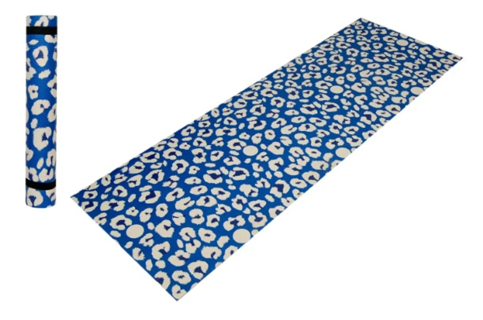 Winner Full Size Blue Printed Designer Yoga Mat With Carrying Strap Yoga mat, YM-01