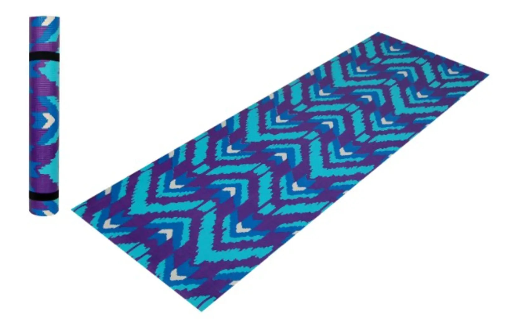 Winner Full Size Blue Printed Designer Yoga Mat With Carrying Strap Yoga mat, YM-02