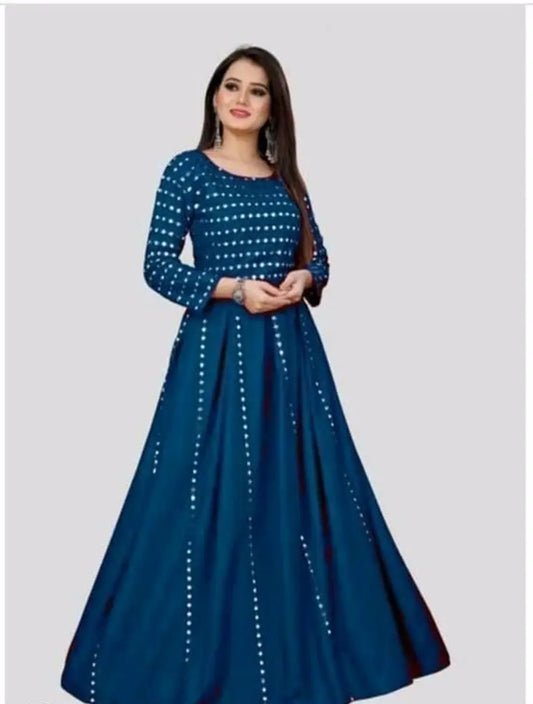 Stylish Rayon Gown For Women