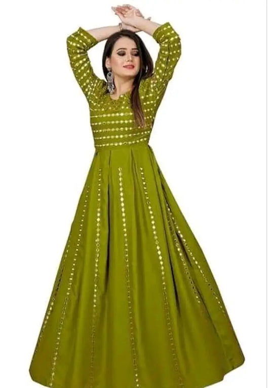 Fancy Rayon Gown For Women