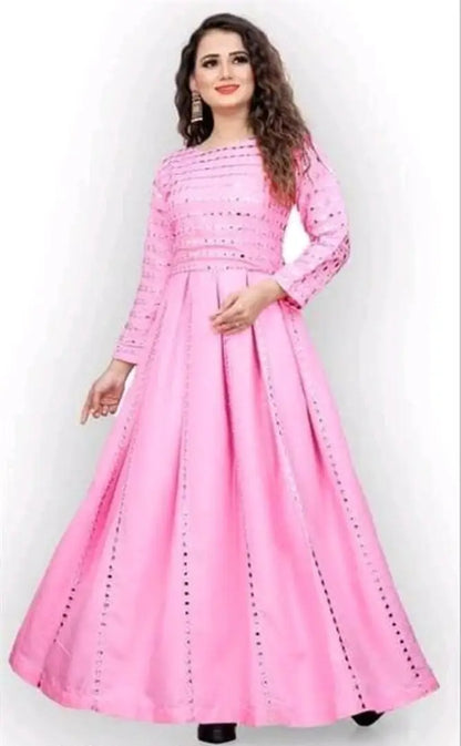Fancy Rayon Gown For Women