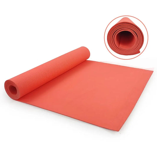 DecorSecrets Anti-Skid Yoga Mat for Men  Women, Exercise for Gym/Home Workout Fitness Green 6 mm Yoga Mat (Peach)