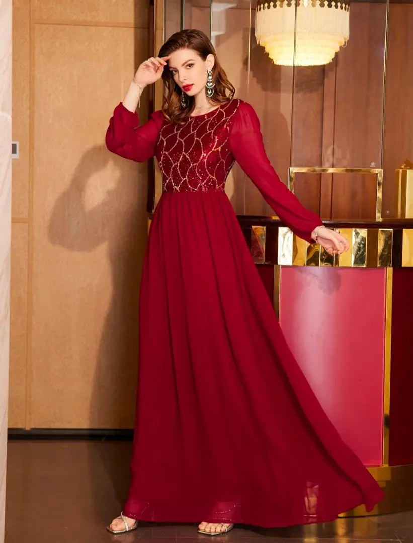 Trendy Georgette Embroidered Gown For Women