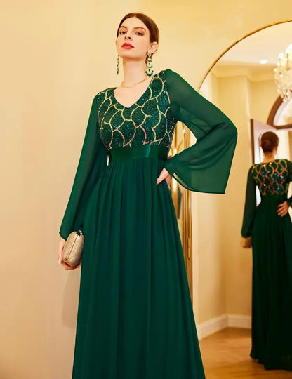 Trendy Georgette Embroidered Gown For Women