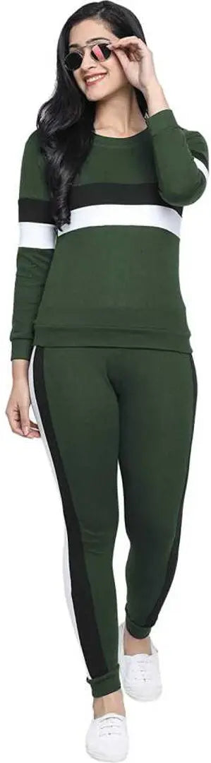 Women's Solid Stripes Track Suit | Women's Striped Tracksuit Top  Leggings Pants Outfit Set for Girls Women's Yoga Track Suit Pants, Joggers, Gym, Active Lower Wear 2 Lines Suit