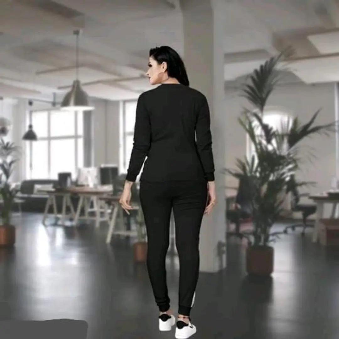 Stylish Women Tracksuit Black Vogue