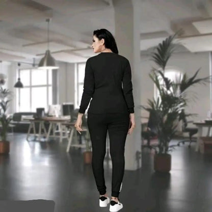 Stylish Women Tracksuit Black Vogue