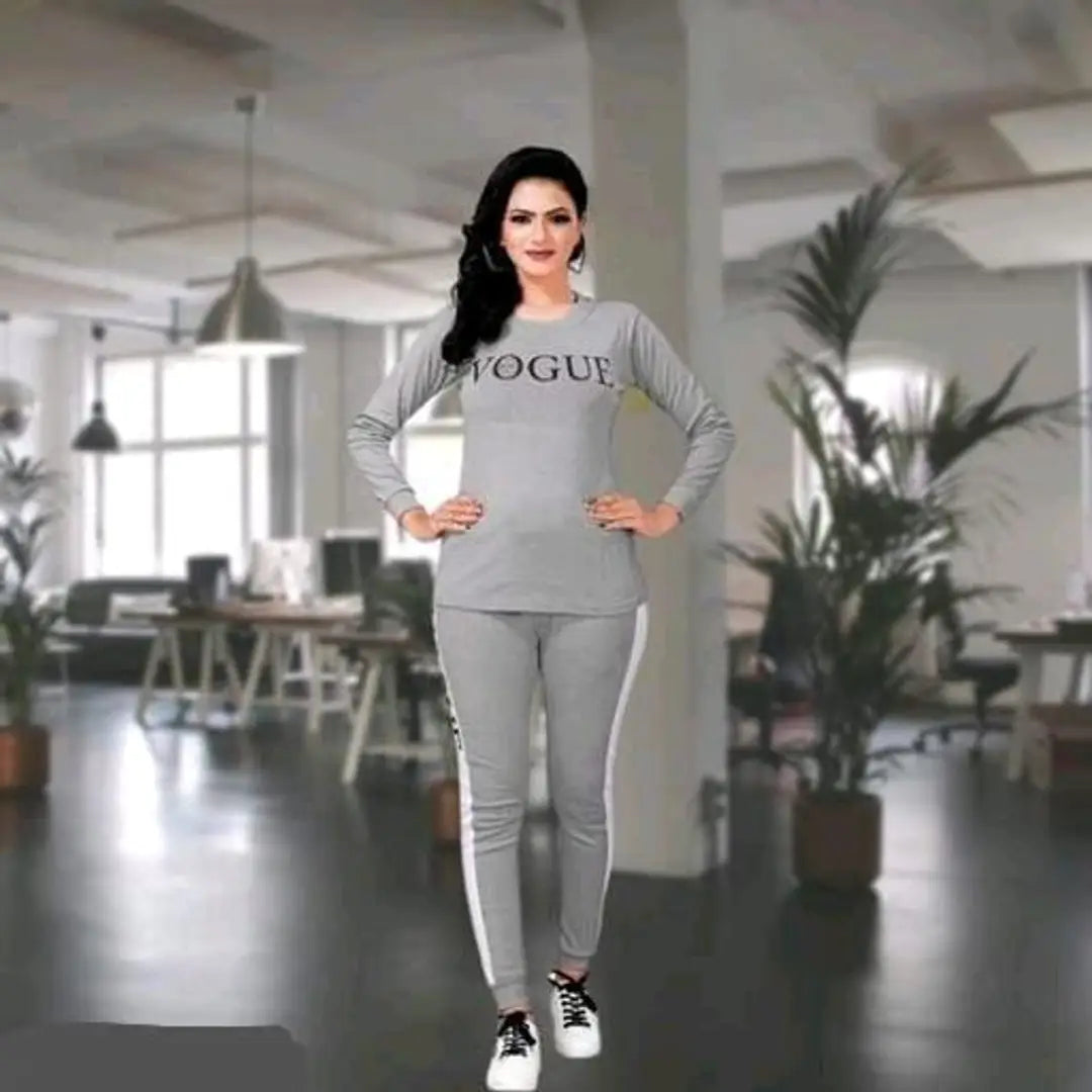 Stylish Women Tracksuit Grey Vogue