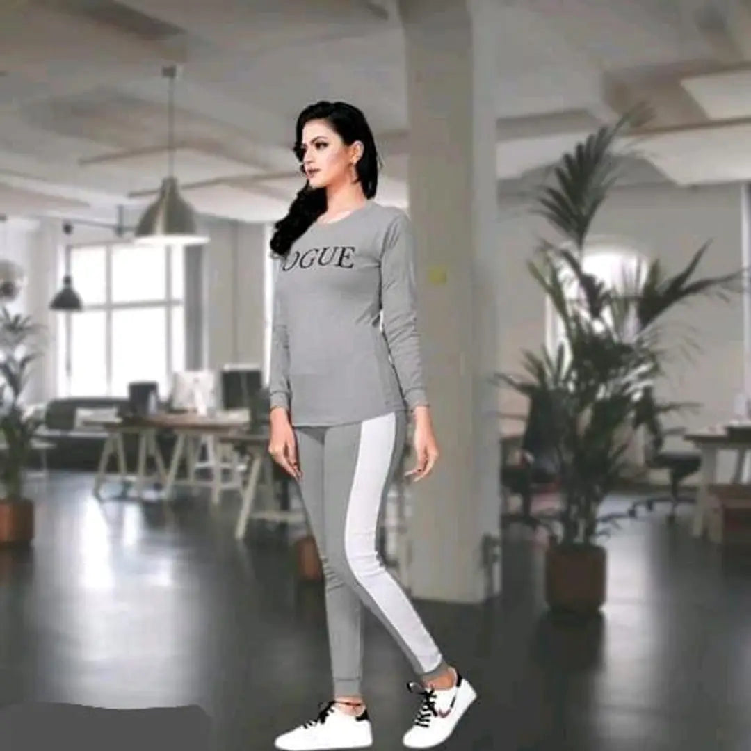 Stylish Women Tracksuit Grey Vogue