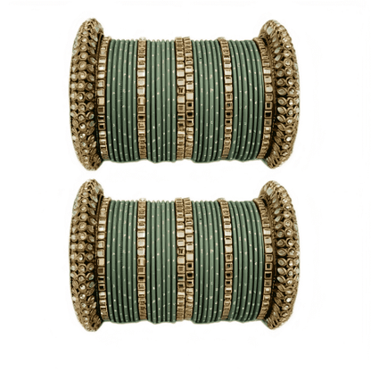 Oxidised Bangles Set