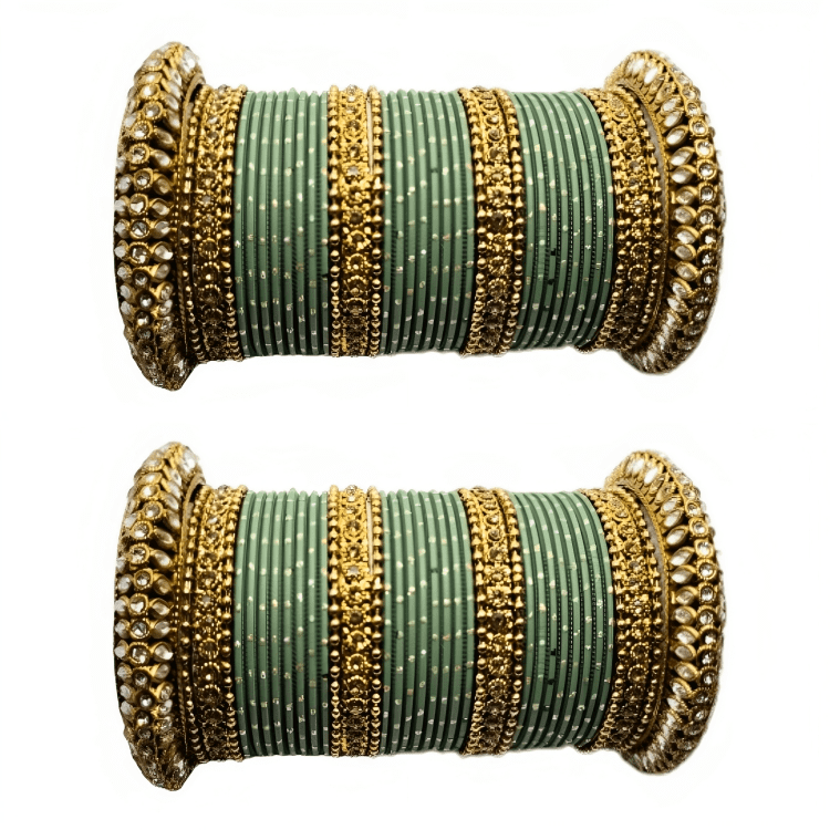 Oxidised Bangles Set