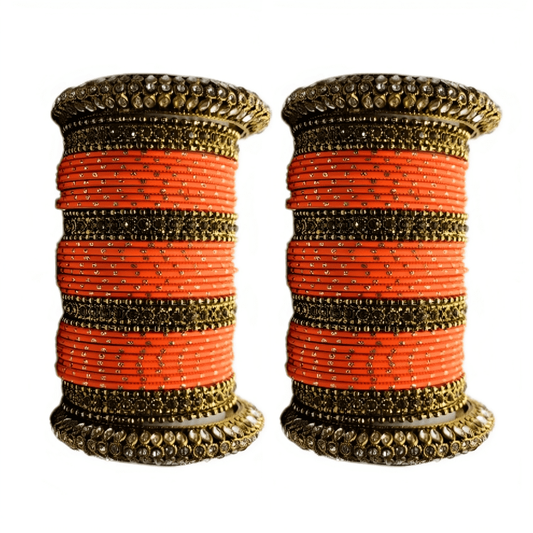 Oxidised Bangles Set