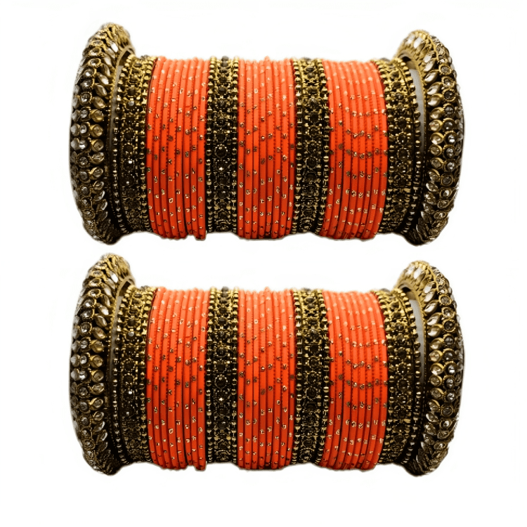 Oxidised Bangles Set