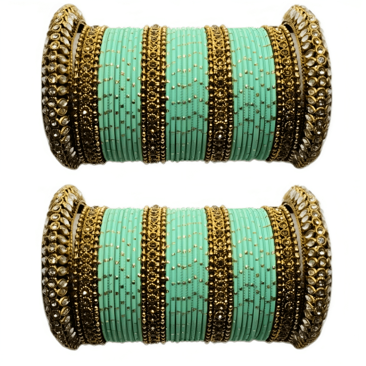 Oxidised Bangles Set