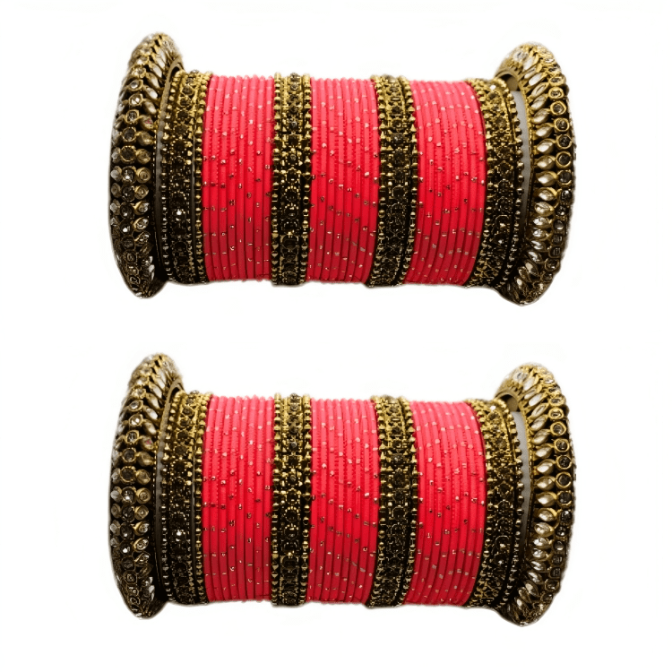 Oxidised Bangles Set