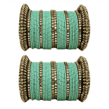 Oxidised Bangles Set