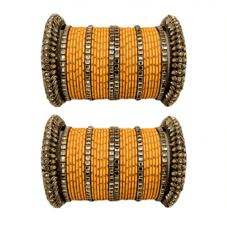 Oxidised Bangles Set