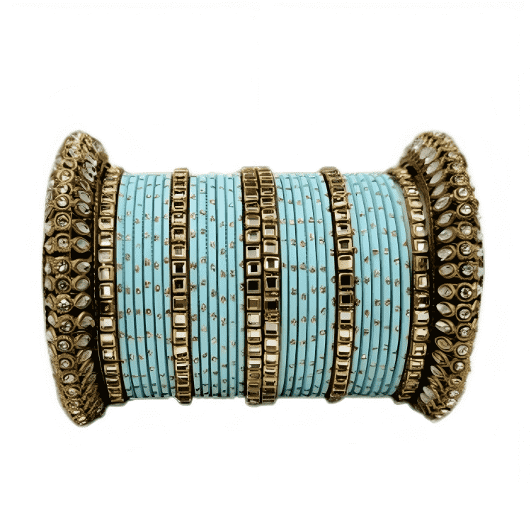 Oxidised Bangles set