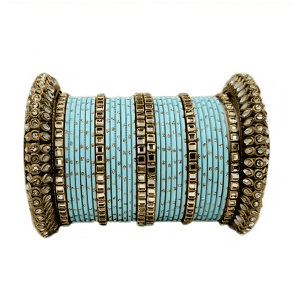 Oxidised Bangles set