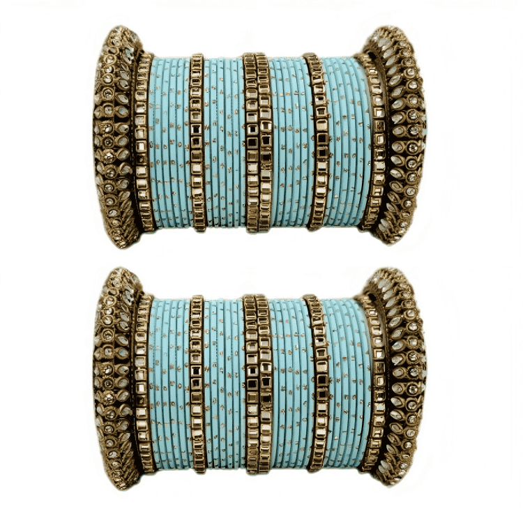 Oxidised Bangles Set