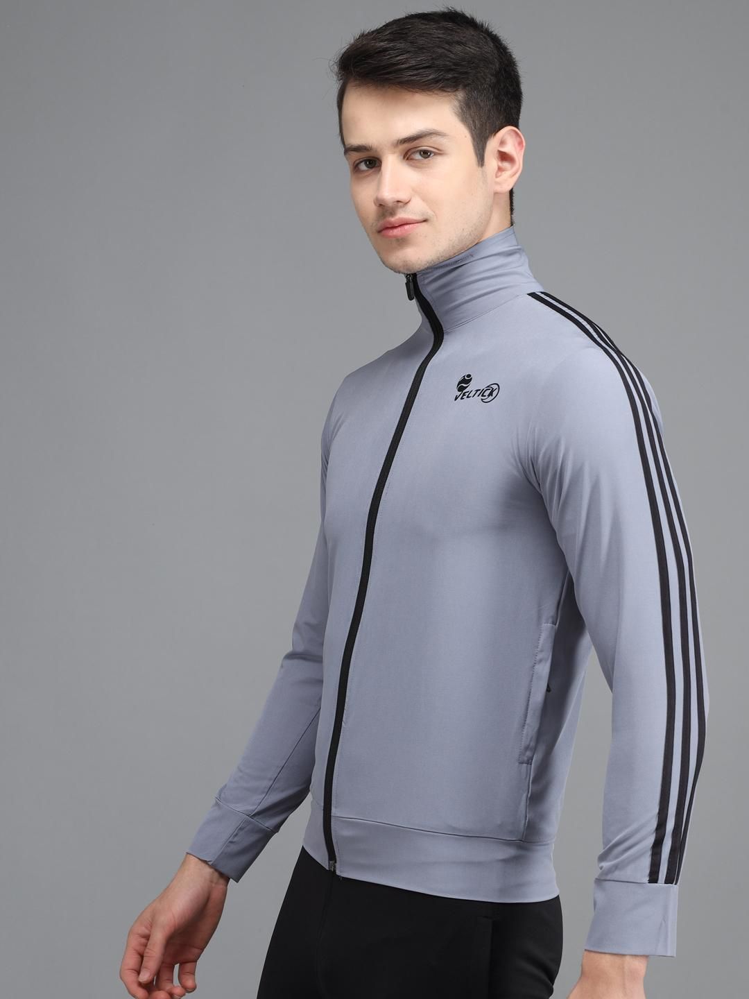 Lycra Solif Full Sleeves Slim Fit Mens Sports Jacket