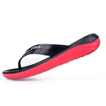 Richale Stylist Black Slipper For Men