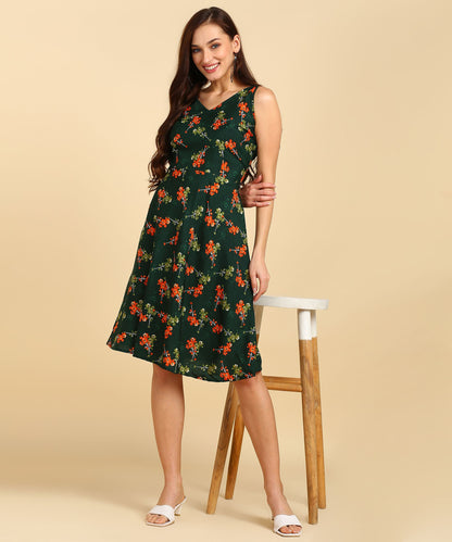 Trendy Printed American Crepe Kurti