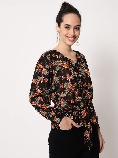 Trend Arrest Women's Floral Printed Top