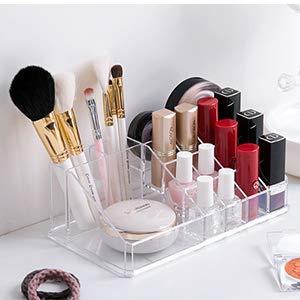 Acrylic Makeup Mascara Liner Brush Storage Lipstick Cosmetic Organizer