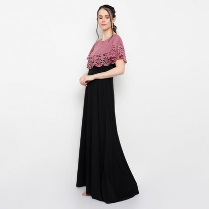 Women's Crepe Solid Maxi Dress