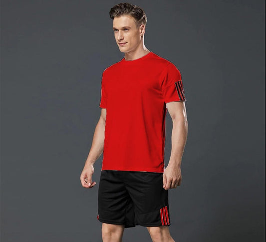 Tom Scott PolyKnit Solid Active T-Shirt with Short