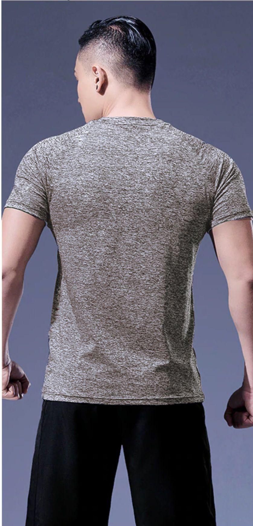 PolyKnit Solid Active T-Shirt with Shorts