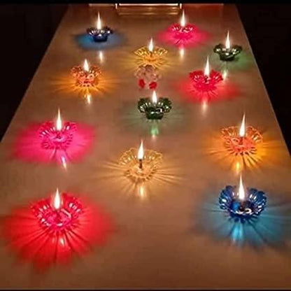 Set of 12 and set of 24 3D Reflection Diya