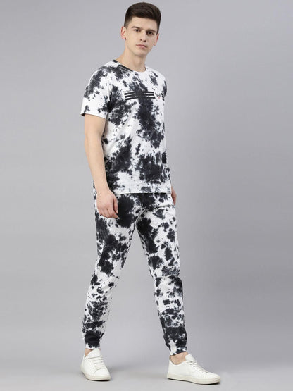 Joven Cotton Tie & Dye Half Sleeves Mens Co-Ord Set