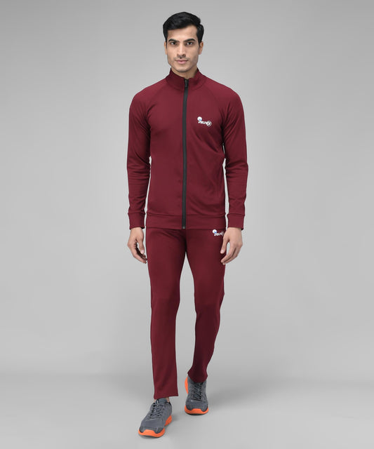 Lycra Solid Full Sleeves Regular Fit Mens Track Suit