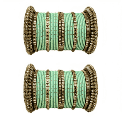 Oxidised Bangles Set