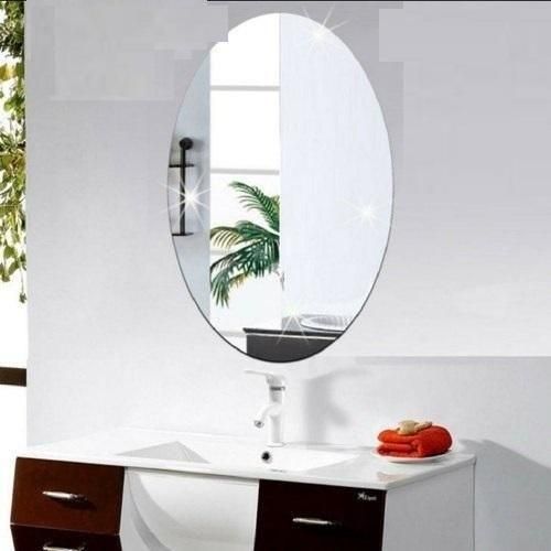 Unbreakable Mirror 30 cm COMBO ( Pack of 2 )