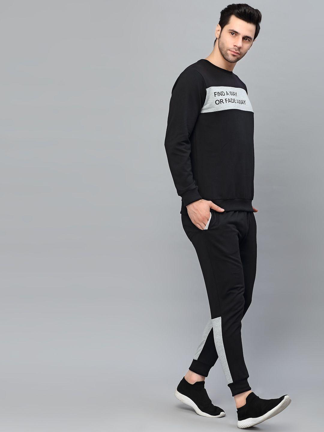 Rigo Printed Color Block Full Sleeves Mens Track Suit