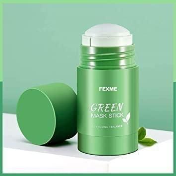 Green Tea Herbal Cleansing Mask Stick for Face 