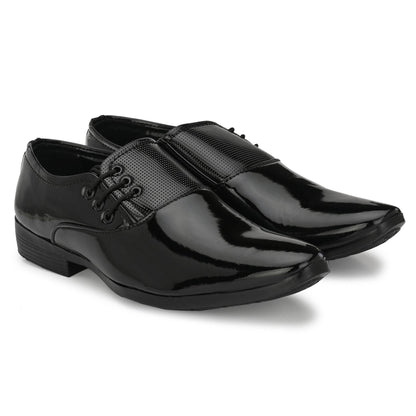 Black Leather Formal Shoes for Men