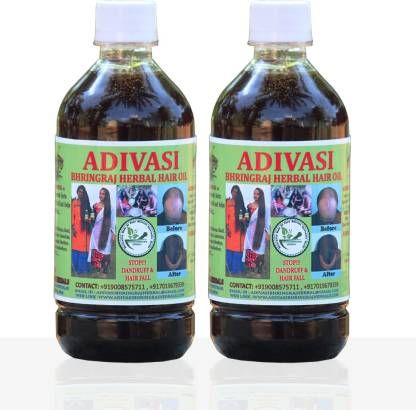 Ayurvedic Adivasi Herbal Hair Oil Pure Herbal Hair Care Adivasi Hair Growth And Hair Fall Control Oil | Repairs Frizzy Hair Nourishment | 125ml Pack of 2